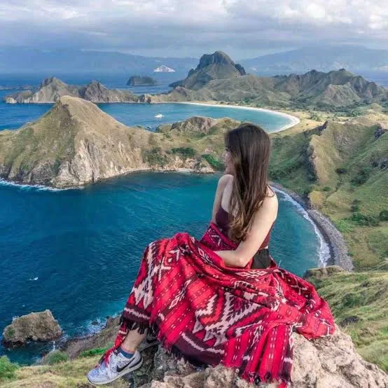 The island landscape of Komodo National Park on a Bali and Labuan Bajo tour.
